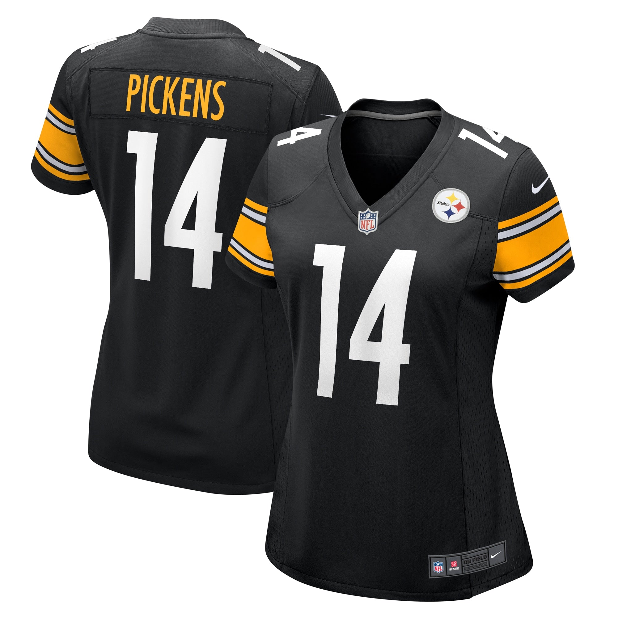 George Pickens Pittsburgh Steelers Nike Women s Game Player Jersey   Black