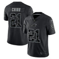 Jeremy Chinn Carolina Panthers Nike RFLCTV Limited Jersey   Black