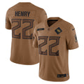 Derrick Henry Tennessee Titans Nike 2023 Salute To Service Limited Jersey   Brown