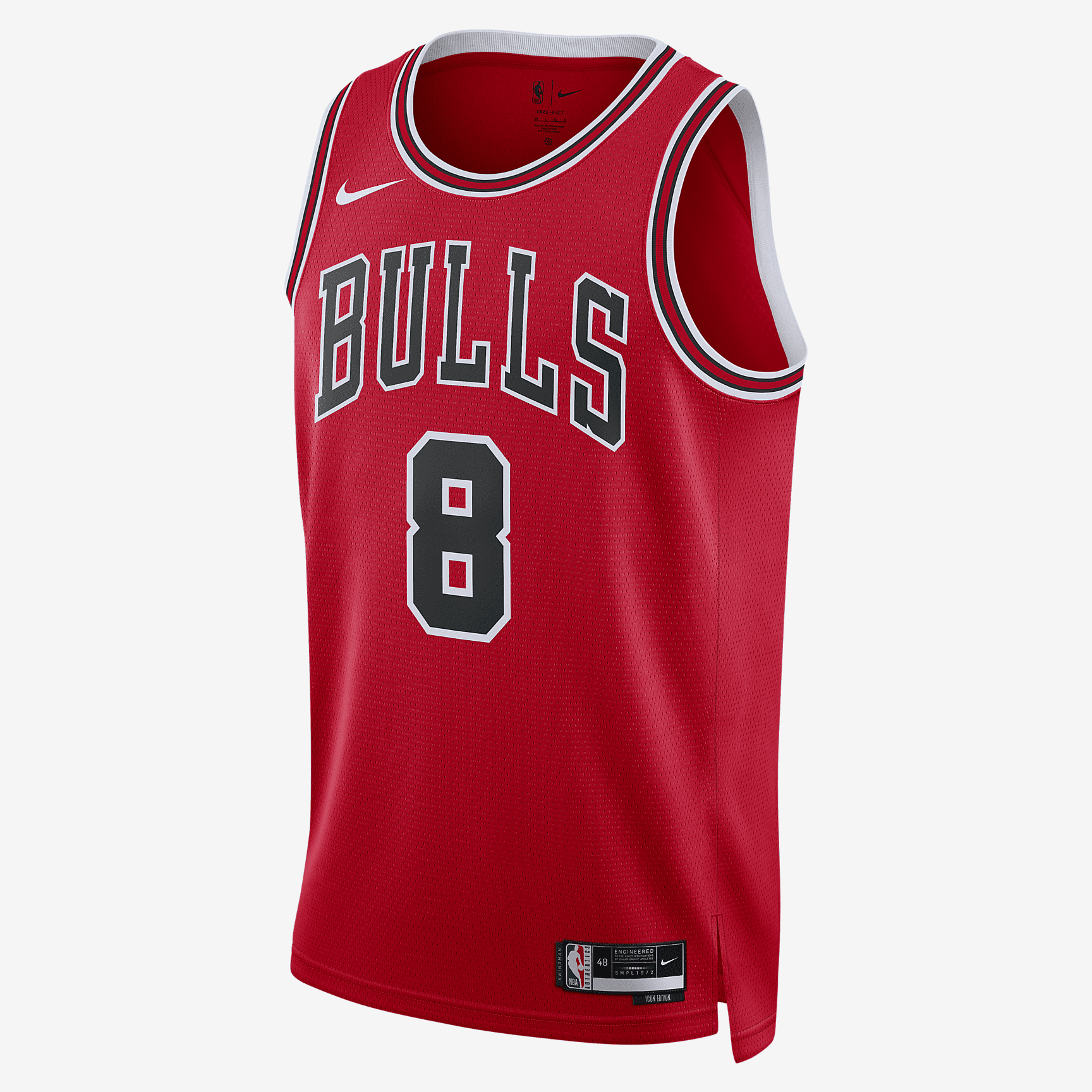 Chicago Bulls Icon Edition 2022/23 Nike Dri-FIT NBA Swingman Jersey - University Red