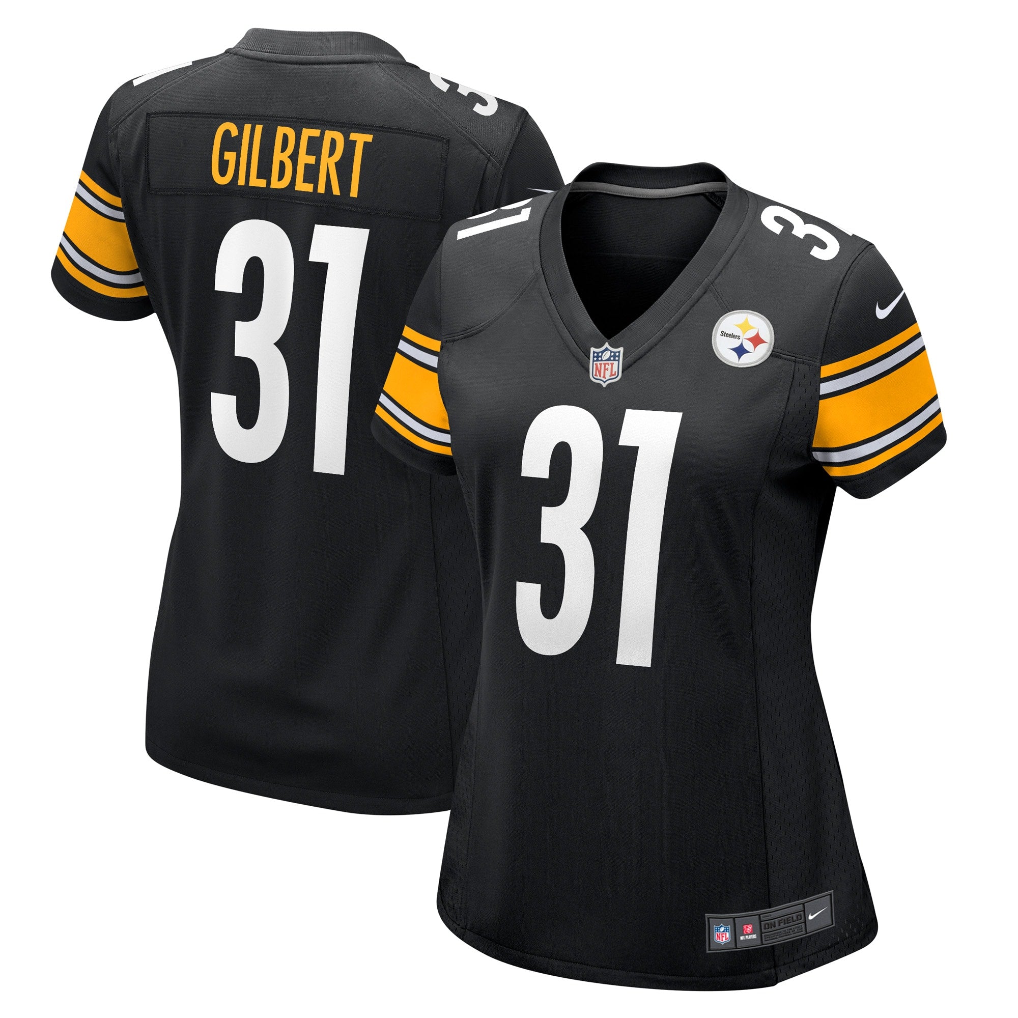 Mark Gilbert Pittsburgh Steelers Nike Women s Game Player Jersey   Black