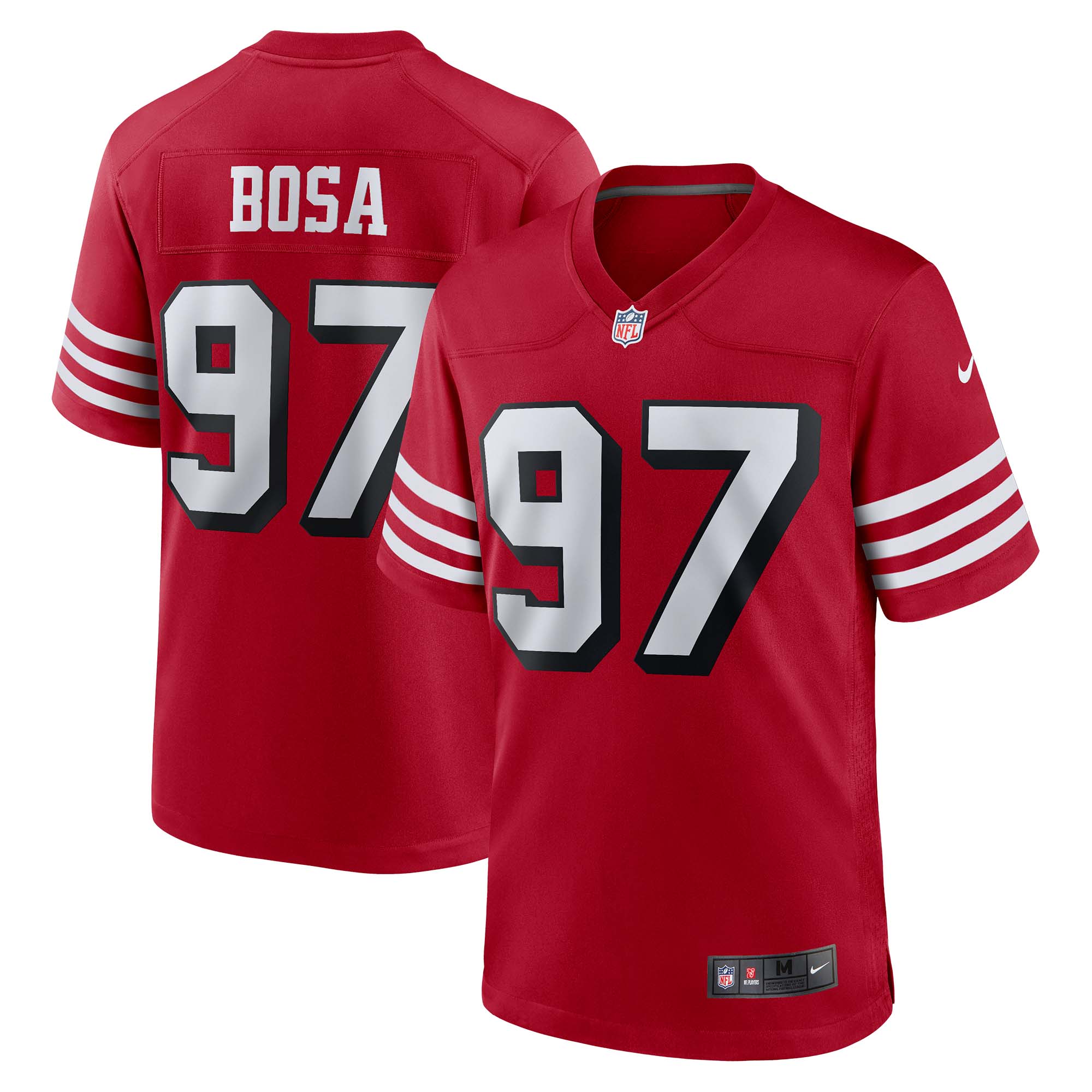 Nick Bosa San Francisco 49ers Nike Alternate Game Jersey   Scarlet
