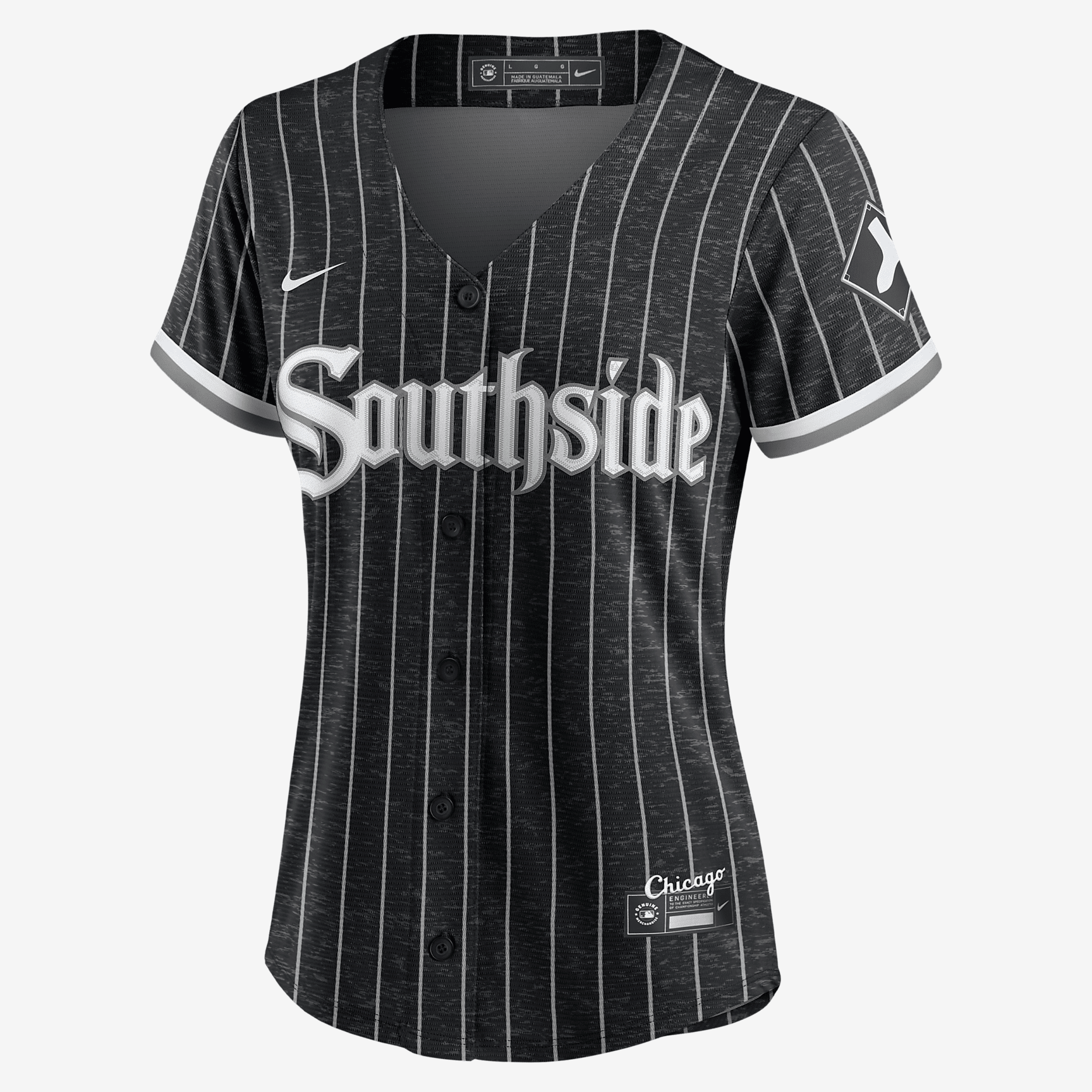 MLB Chicago White Sox City Connect (Bo Jackson) Women's Replica Baseball Jersey - Black/Anthracite