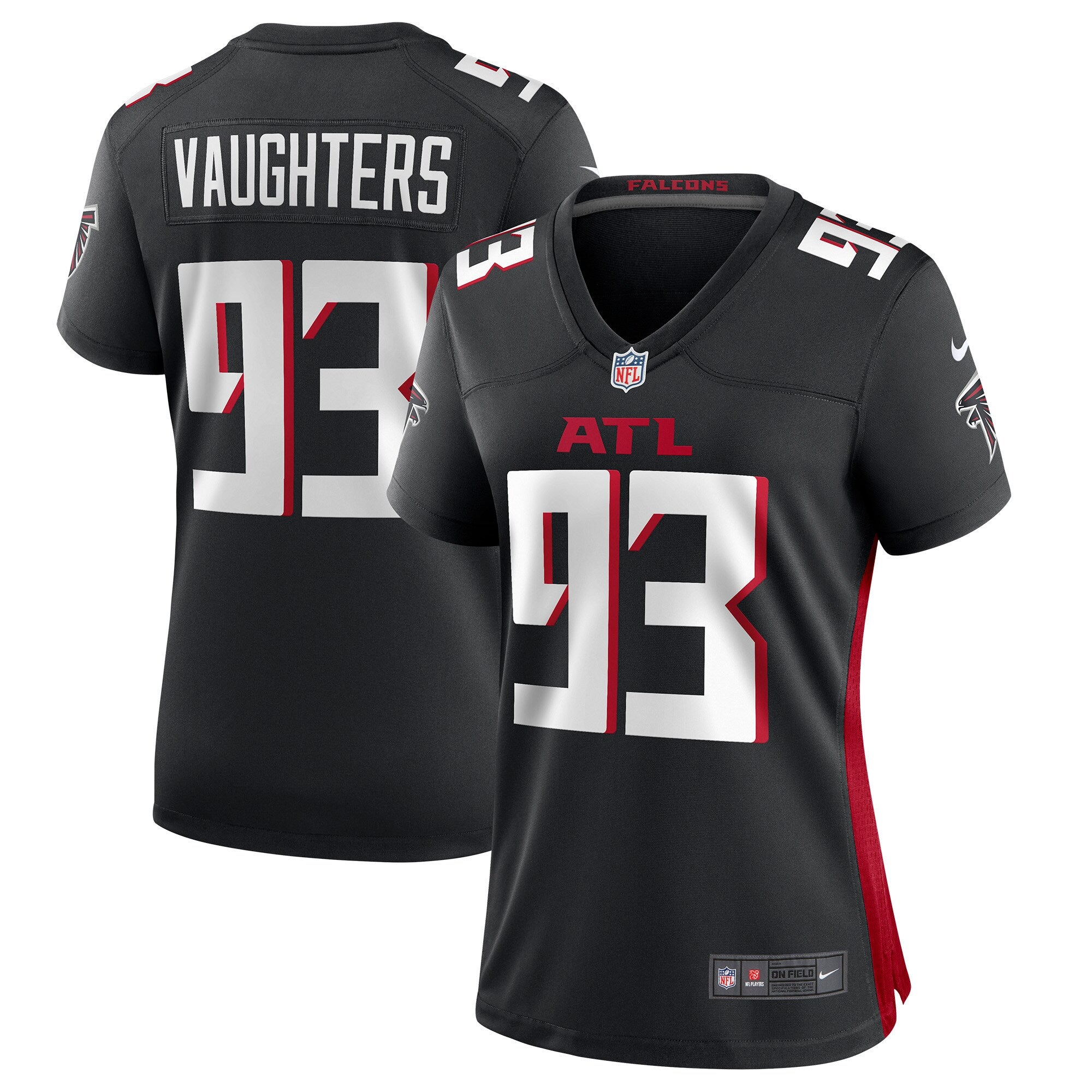 James Vaughters Atlanta Falcons Nike Women s Game Jersey   Black