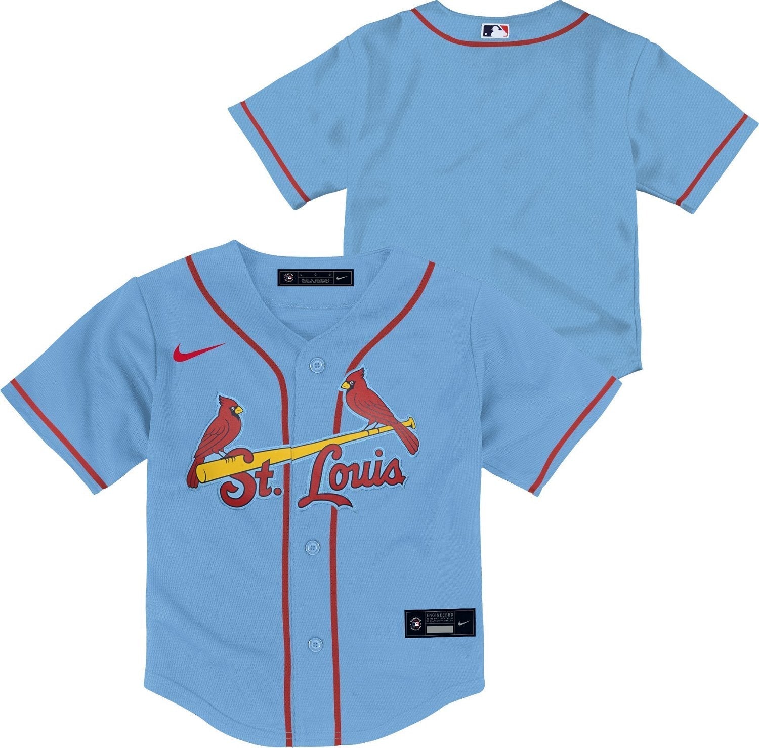 Nike Youth St. Louis Cardinals Team Replica Finished Jersey