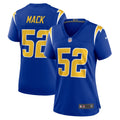 Women s Nike Khalil Mack Royal Los Angeles Chargers Alternate Game Jersey