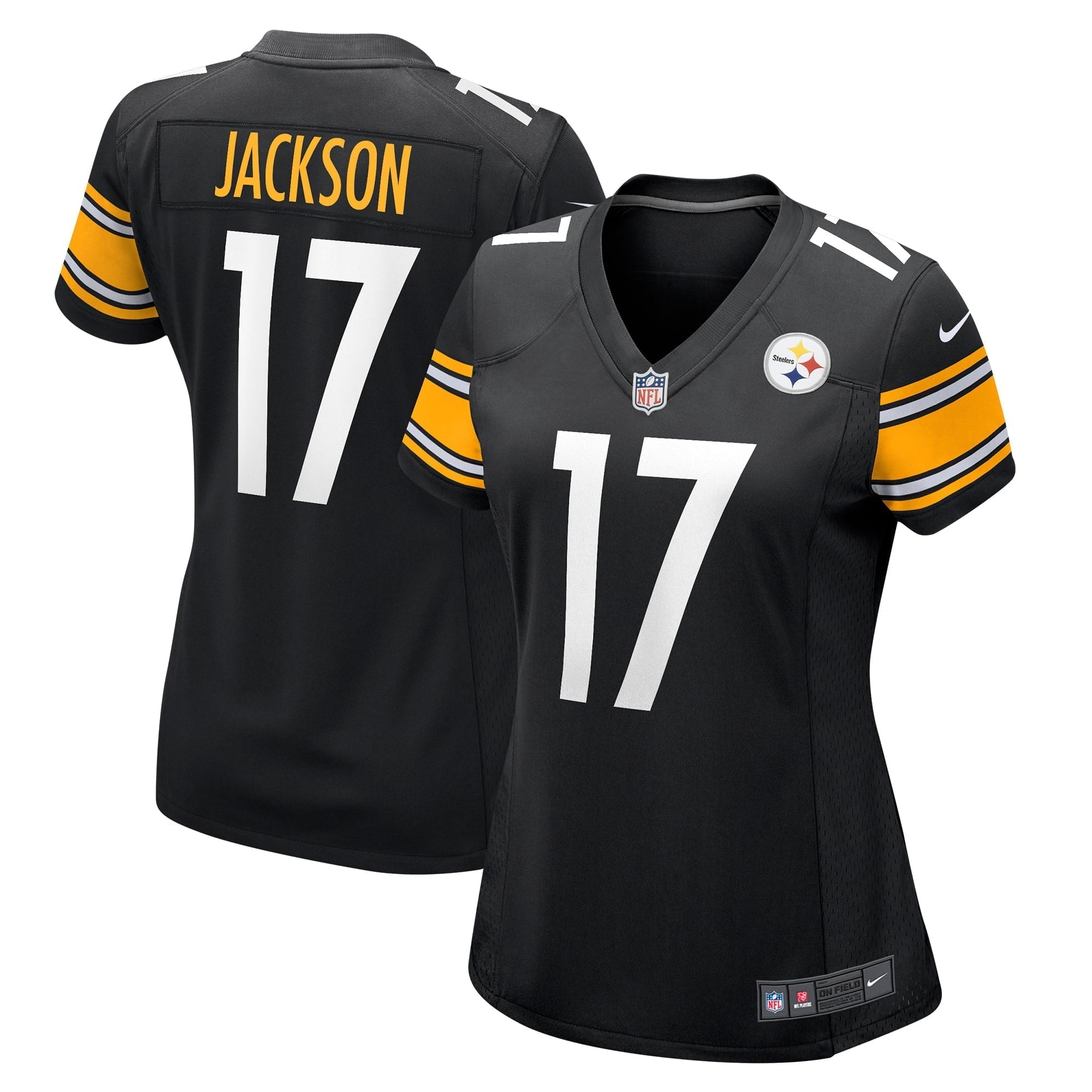 Women s Nike William Jackson Black Pittsburgh Steelers Game Player Jersey