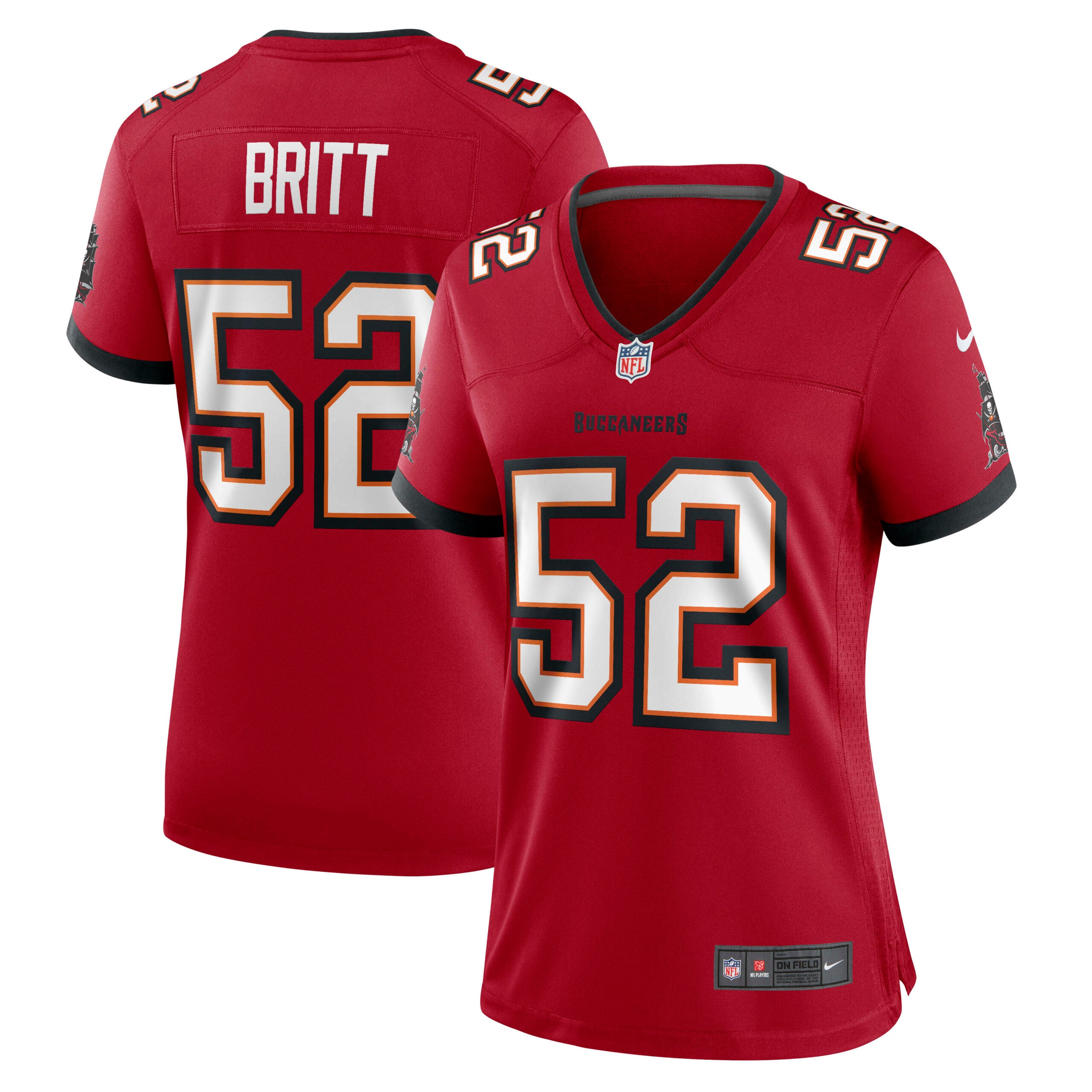 K.J. Britt Tampa Bay Buccaneers Nike Women s Game Jersey   Red