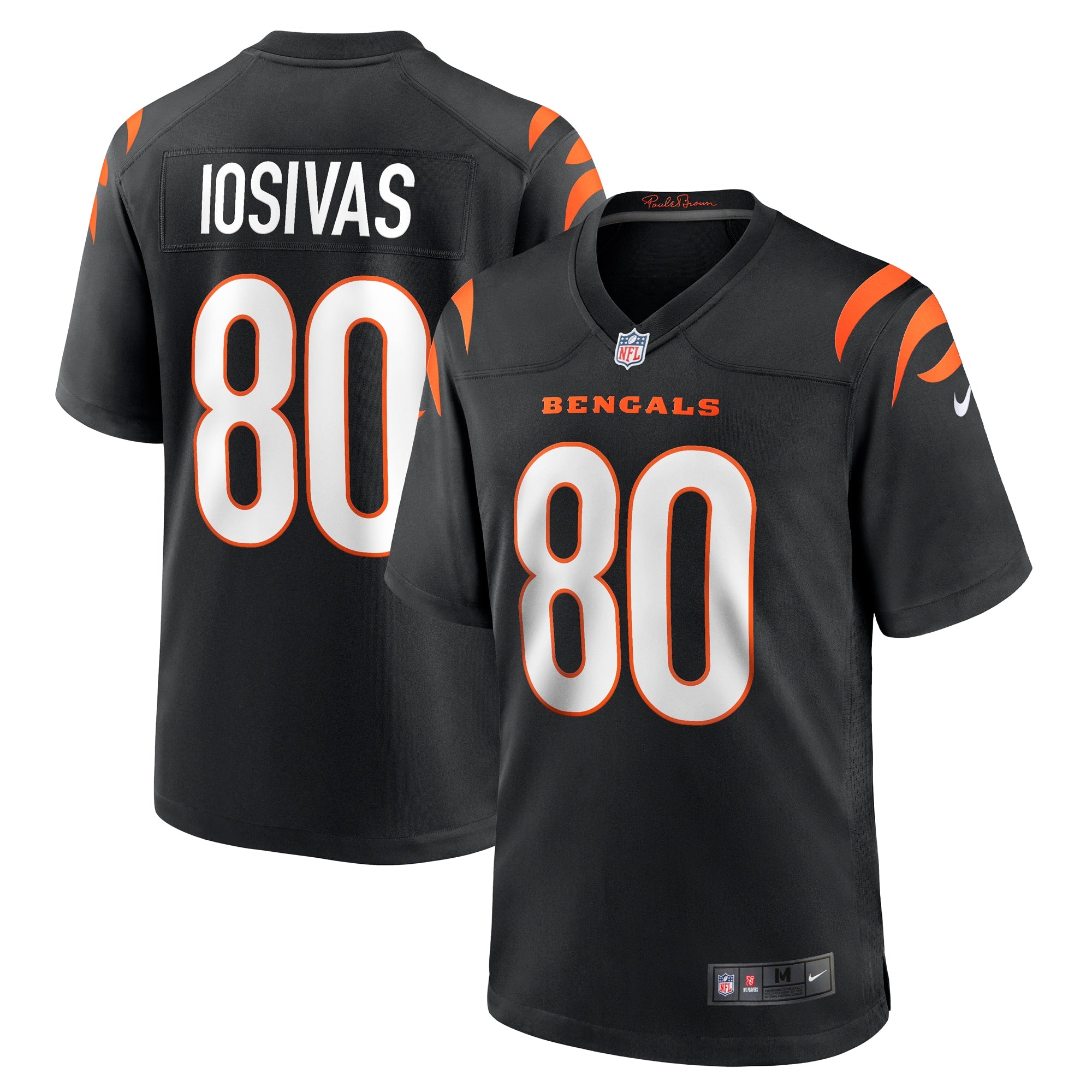 Andrei Iosivas Cincinnati Bengals Nike Team Game Jersey    Black