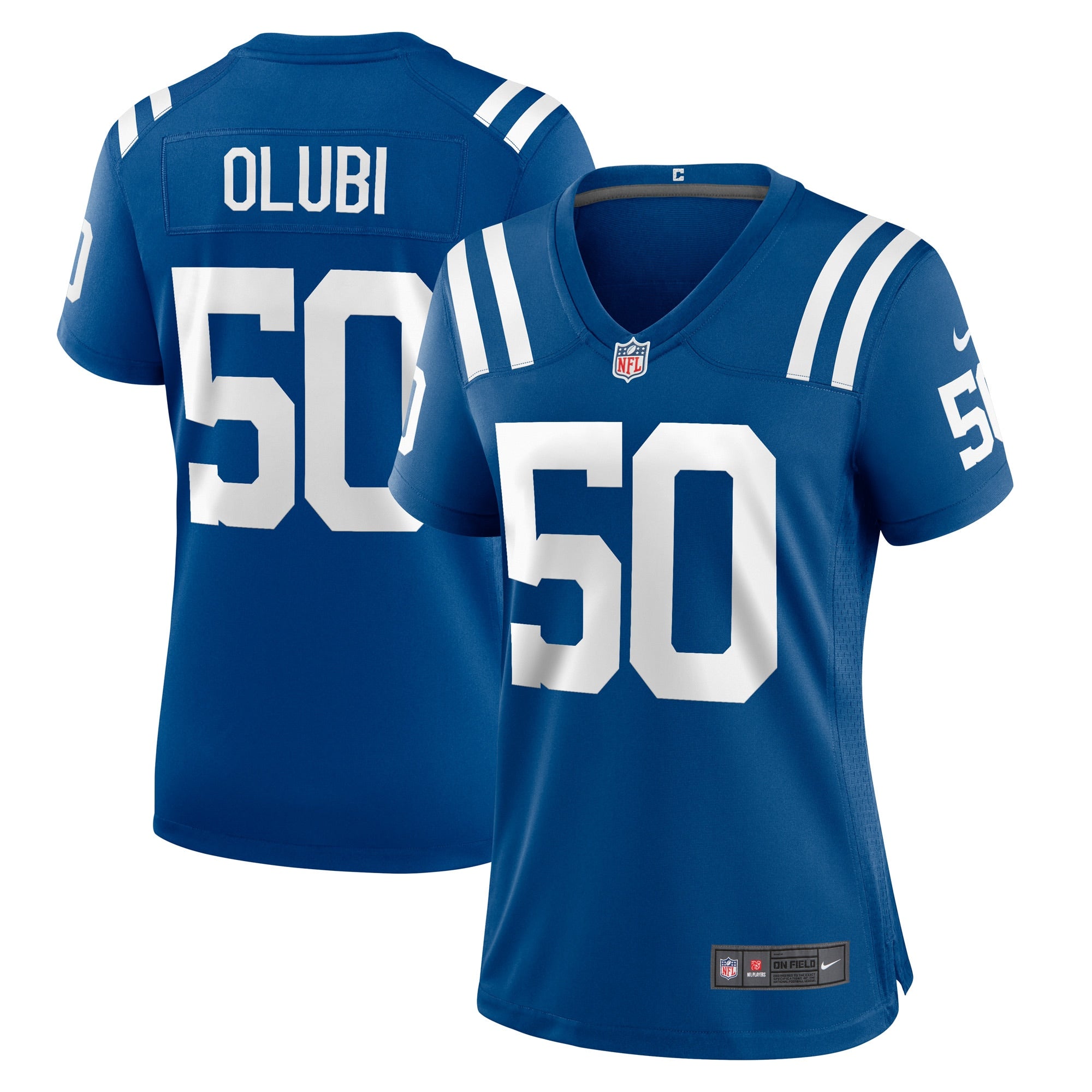 Segun Olubi Indianapolis Colts Nike Women s Game Player Jersey   Royal