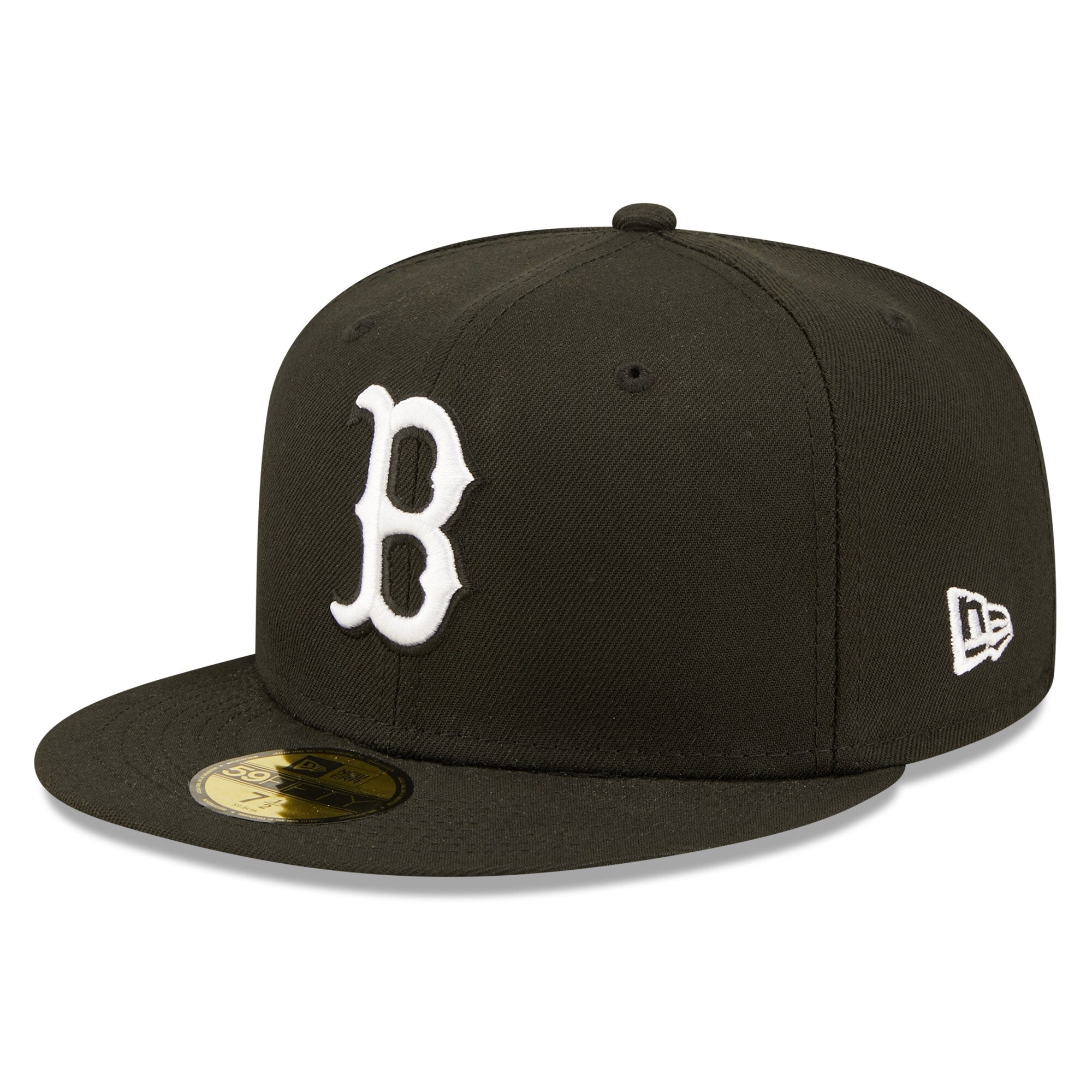 Boston Red Sox New Era Team Logo 59FIFTY Fitted Hat - Black