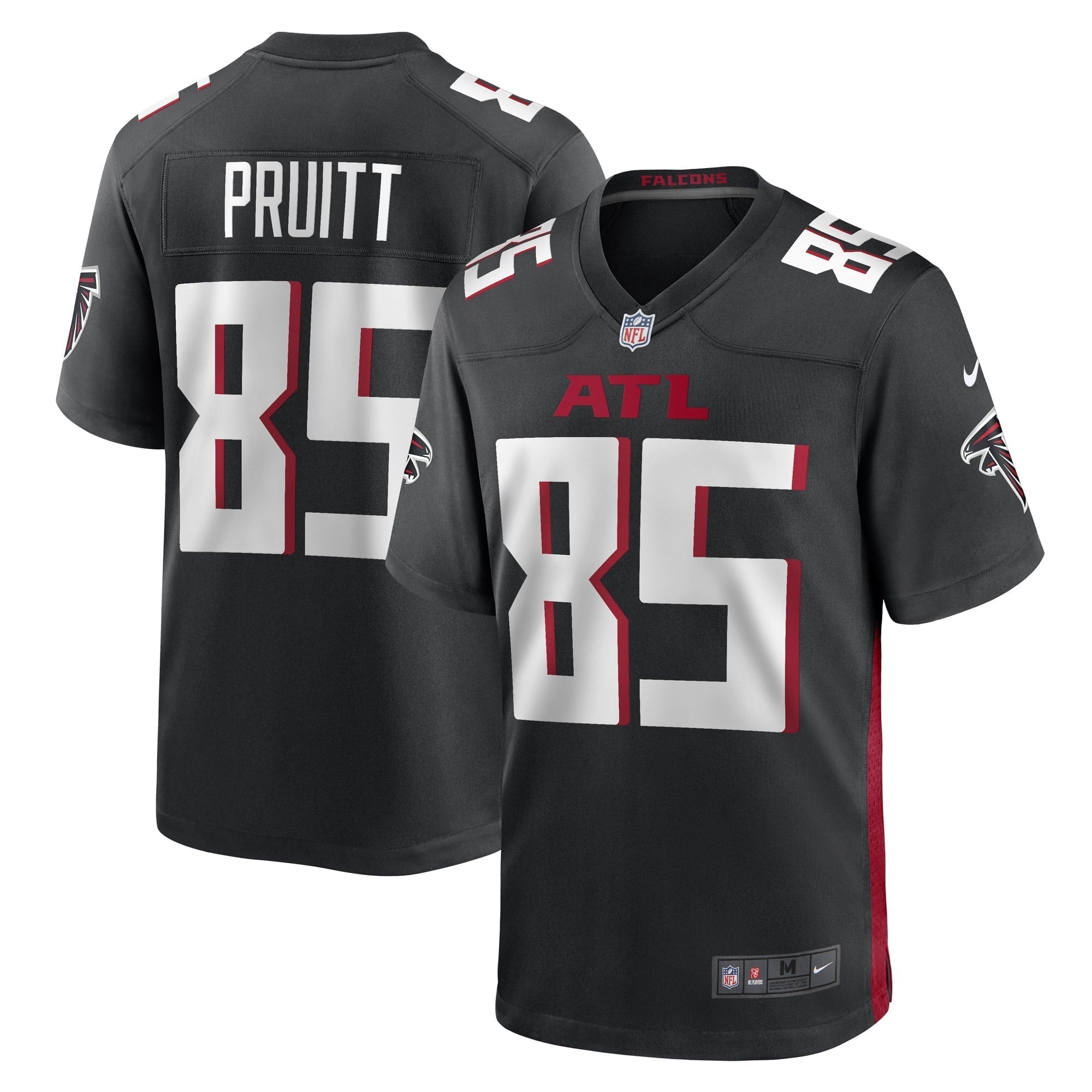 Men s Nike MyCole Pruitt Black Atlanta Falcons Game Player Jersey