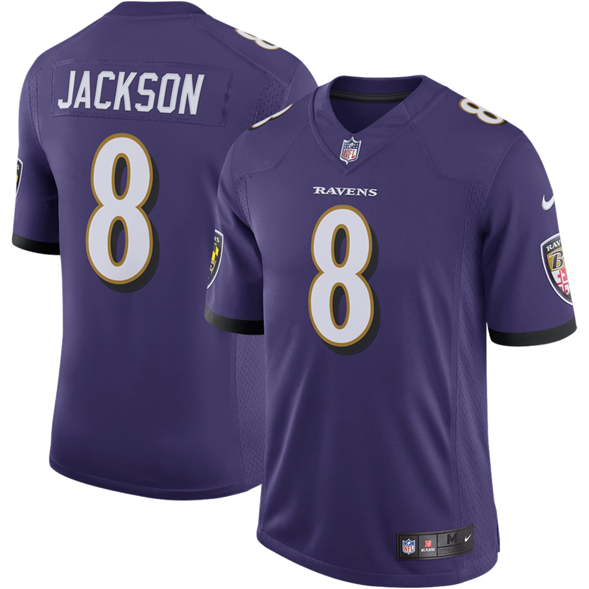 Lamar Jackson Baltimore Ravens Nike Speed Machine Limited Jersey   Purple