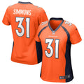 Justin Simmons Denver Broncos Nike Women s Game Jersey   Orange