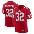 Men s Nike Ricky Watters Scarlet San Francisco 49ers Retired Player Game Jersey