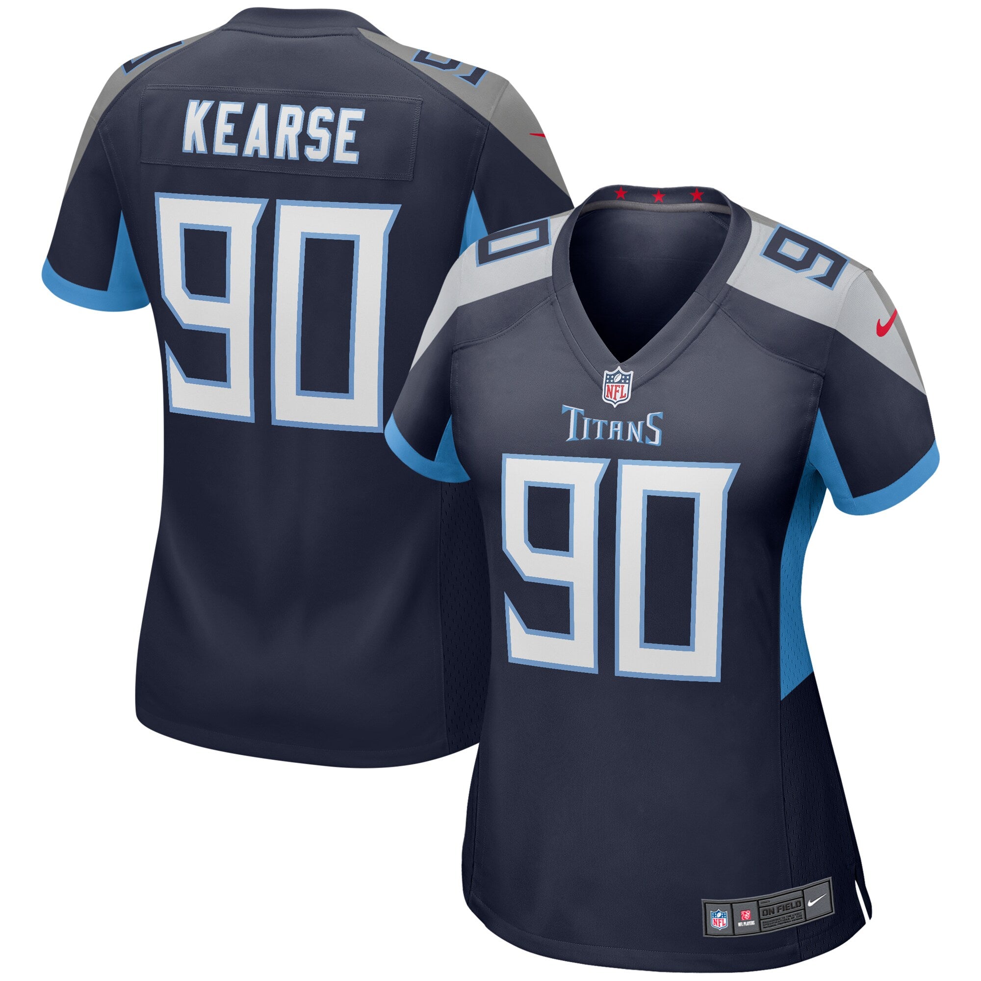 Jevon Kearse Tennessee Titans Nike Women s Game Retired Player Jersey   Navy
