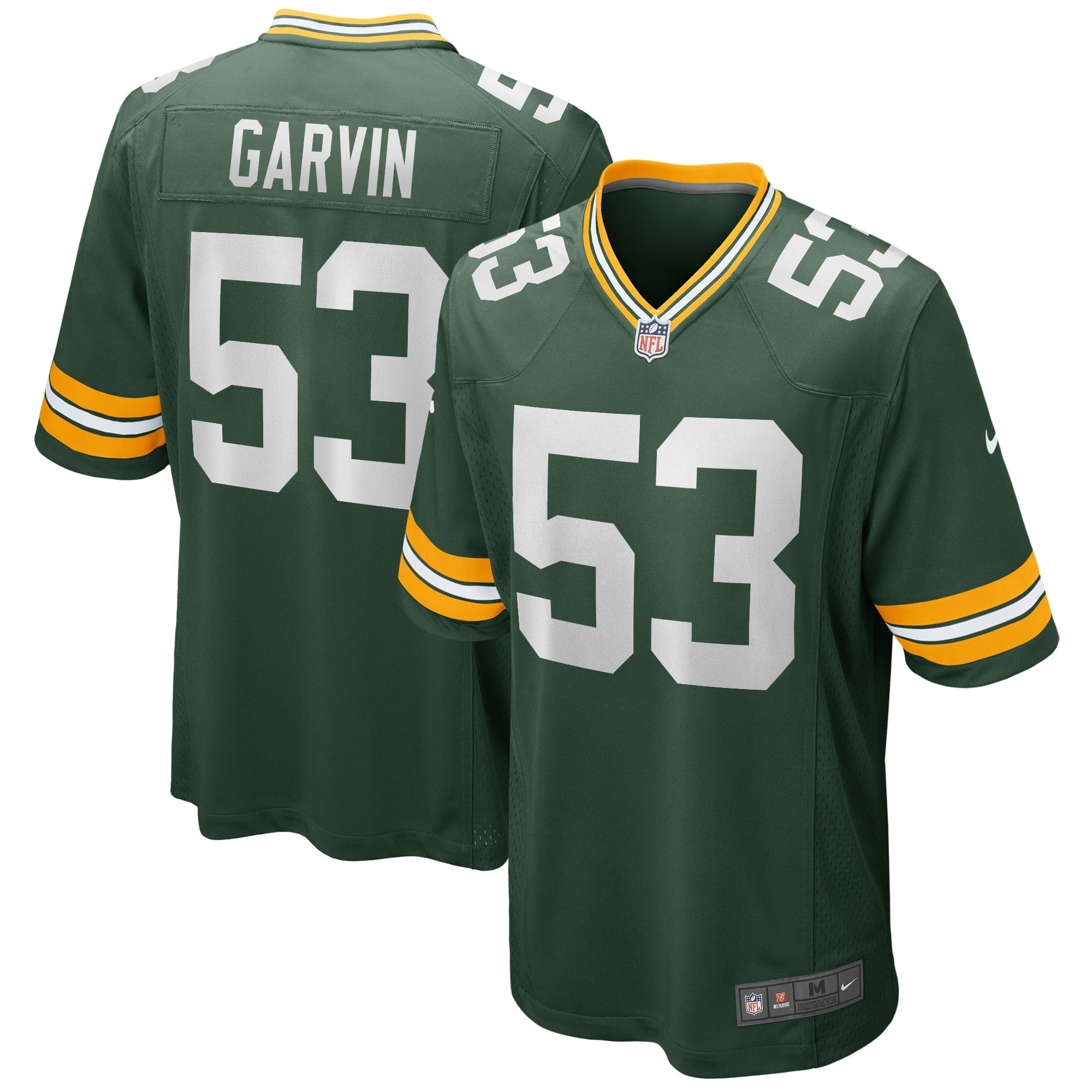 Men s Nike Jonathan Garvin Green Green Bay Packers Player Game Jersey