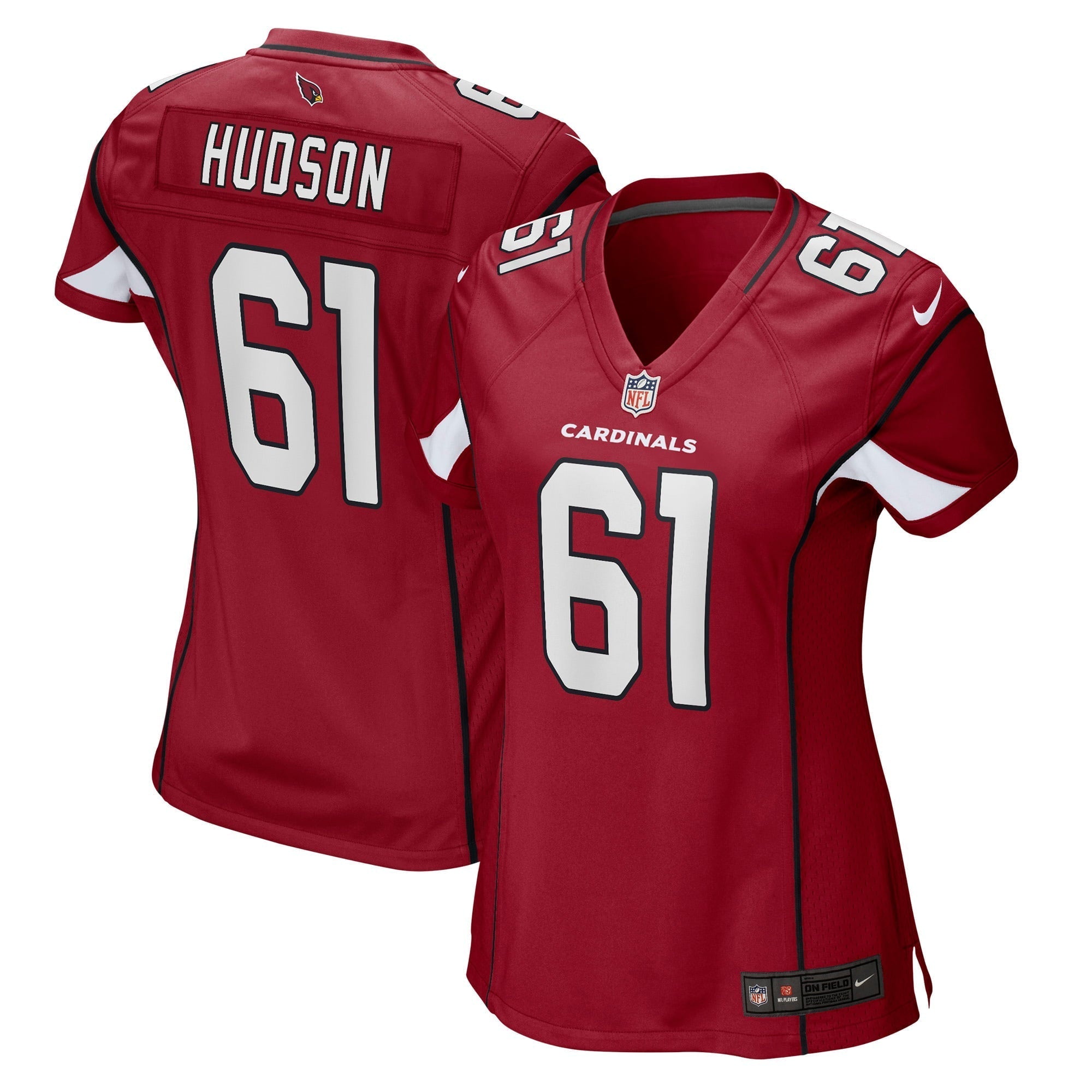 Women s Nike Rodney Hudson Cardinal Arizona Cardinals Game Jersey