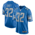 D Andre Swift Detroit Lions Nike Team Game Jersey   Blue