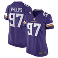 Women s Nike Harrison Phillips Purple Minnesota Vikings Game Player Jersey