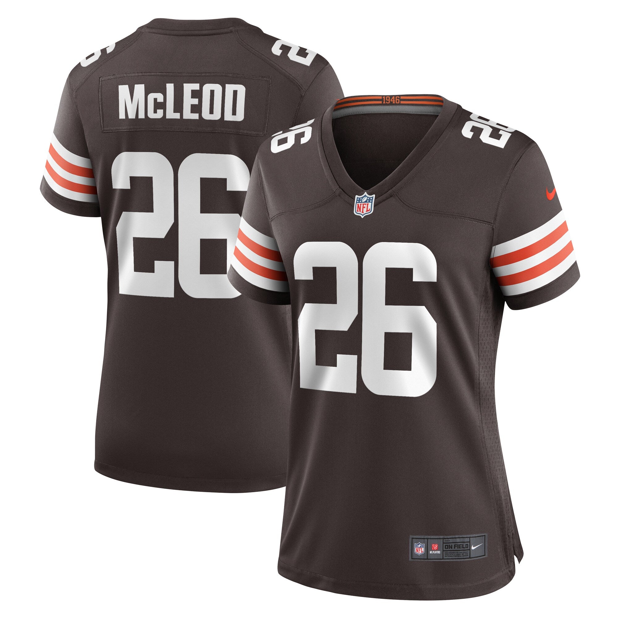 Rodney McLeod Cleveland Browns Nike Women s Team Game Jersey    Brown