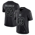Troy Polamalu Pittsburgh Steelers Nike Retired Player RFLCTV Limited Jersey   Black
