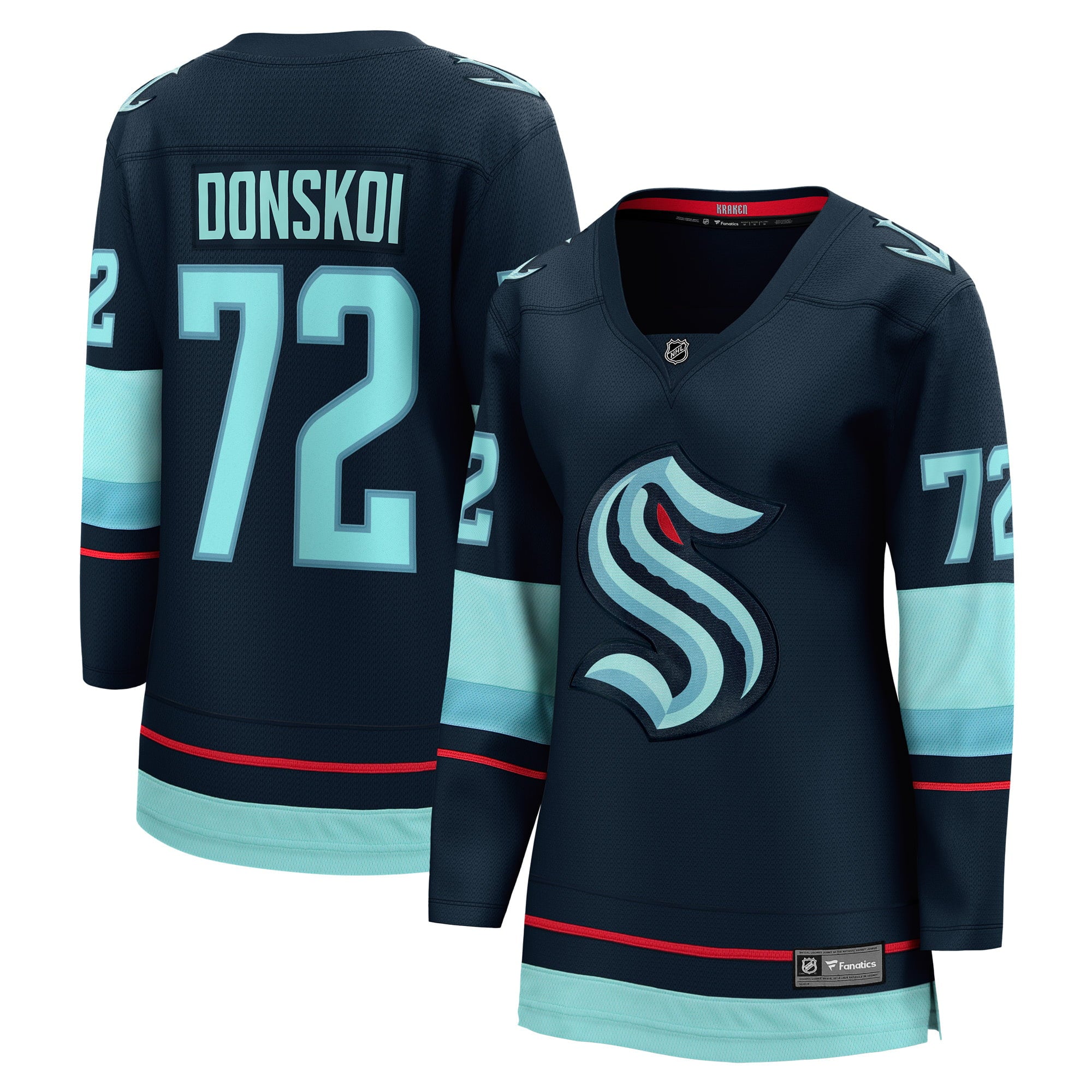 Women's Fanatics Branded Joonas Donskoi Deep Sea Blue Seattle Kraken Home Breakaway Player Jersey