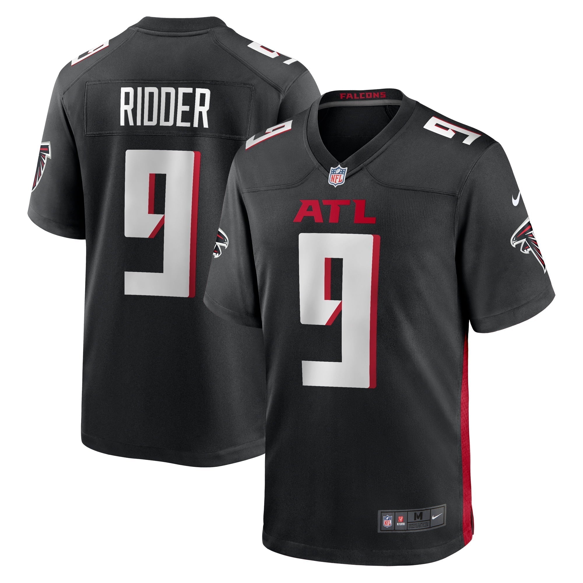 Men s Nike Desmond Ridder Black Atlanta Falcons Game Player Jersey