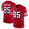 Men s Nike George Kittle Scarlet San Francisco 49ers Vapor F.U.S.E. Limited Jersey