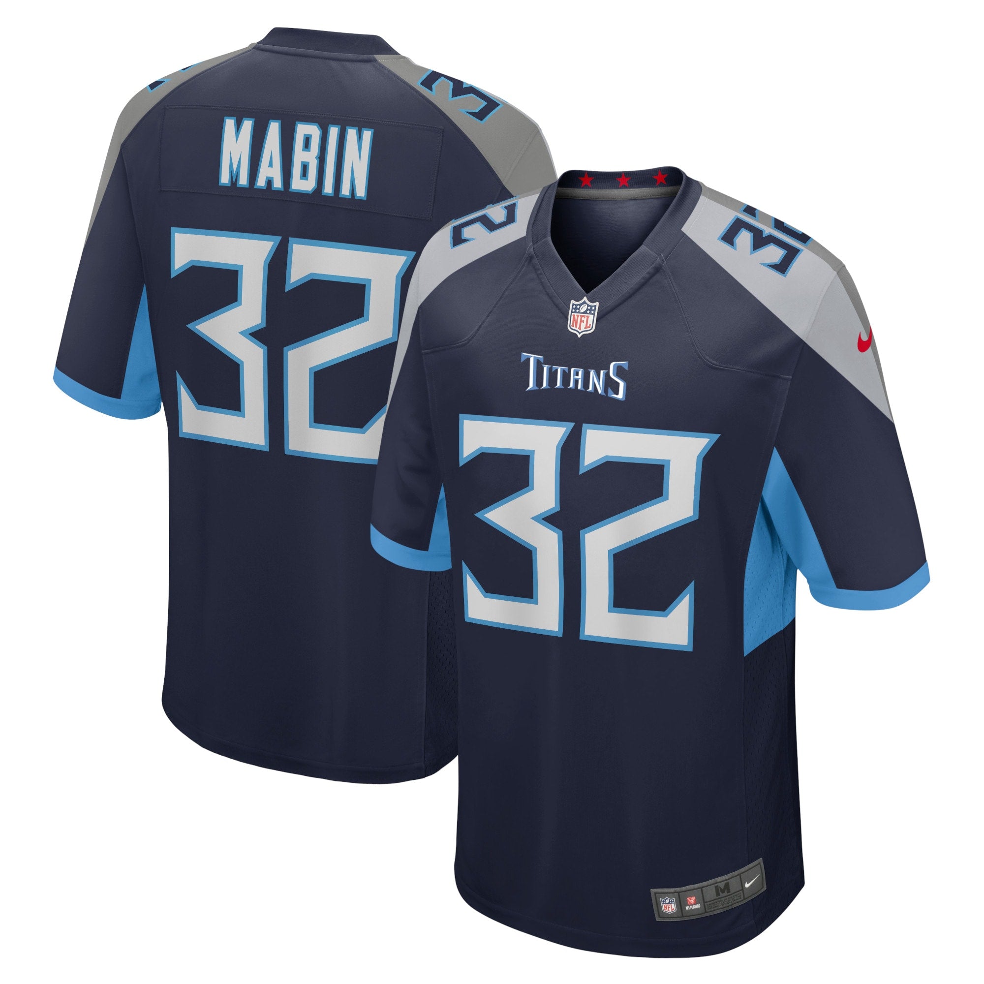 Greg Mabin Tennessee Titans Nike Home Game Player Jersey   Navy