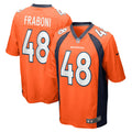 Mitchell Fraboni Denver Broncos Nike Team Game Jersey    Orange