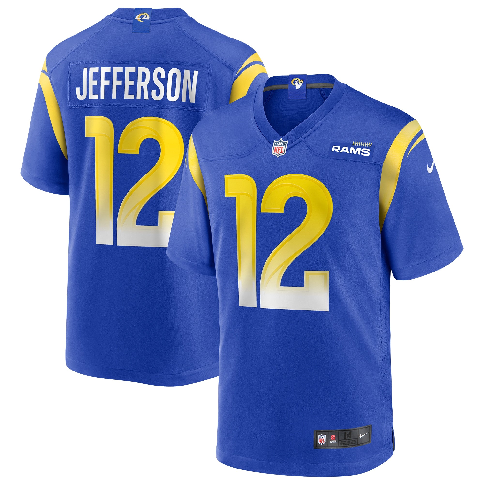 Van Jefferson Los Angeles Rams Nike Player Game Jersey   Royal