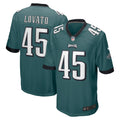 Men s Nike Rick Lovato Midnight Green Philadelphia Eagles Game Jersey