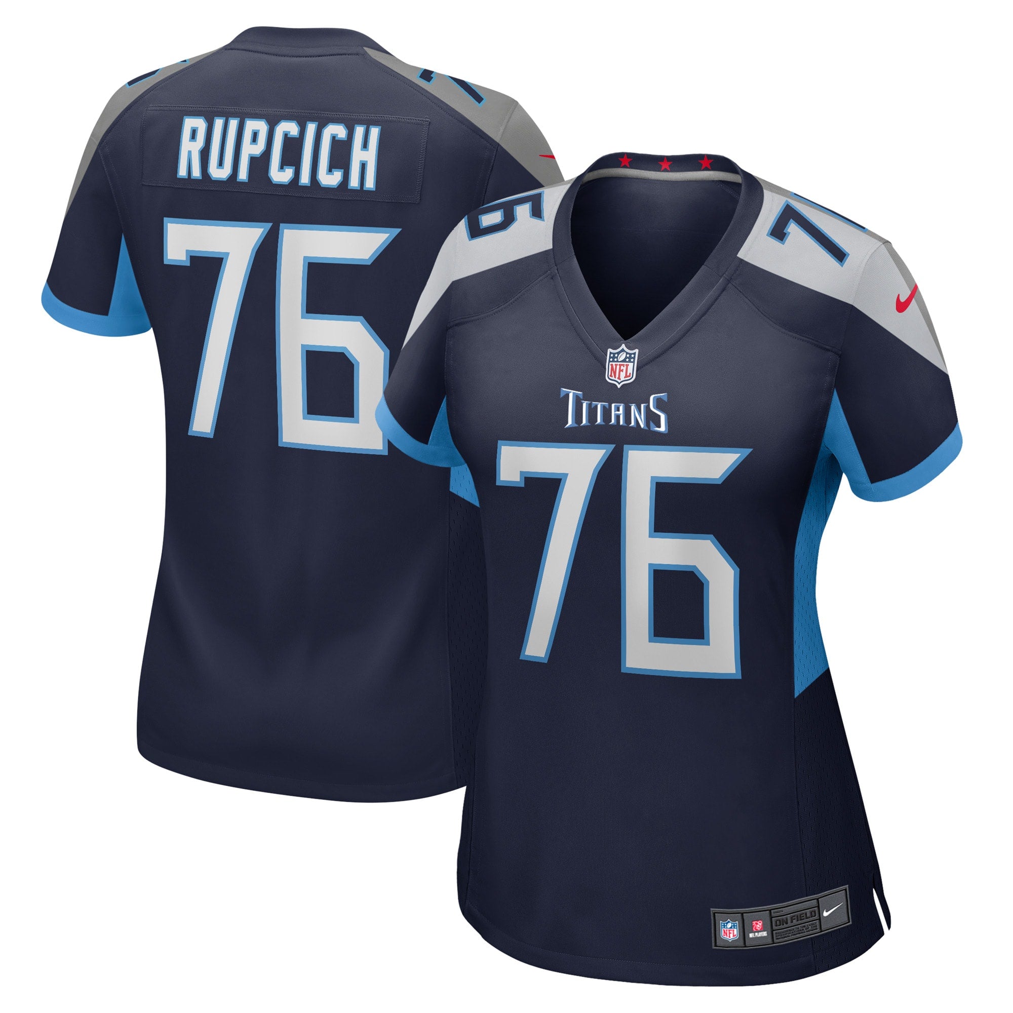 Andrew Rupcich Tennessee Titans Nike Women s Game Player Jersey   Navy