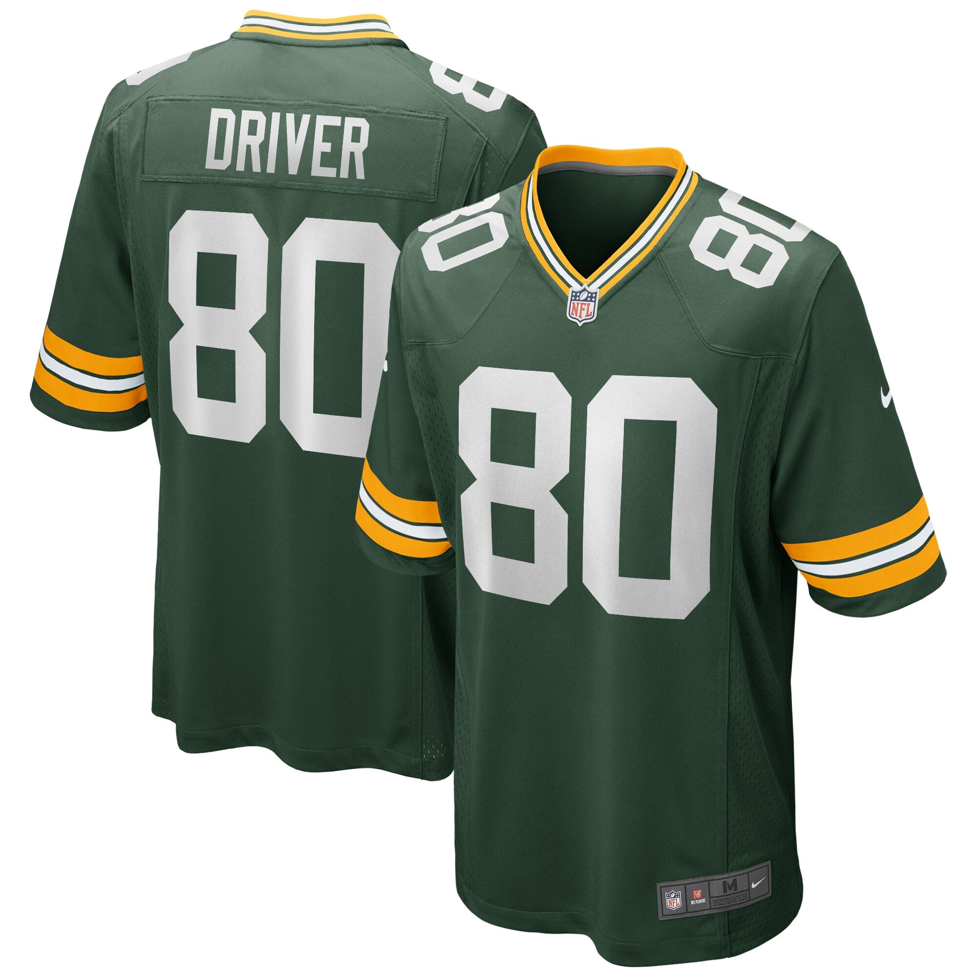 Donald Driver Green Bay Packers Nike Game Retired Player Jersey   Green