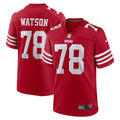 Men s Nike Leroy Watson Scarlet San Francisco 49ers Home Game Player Jersey
