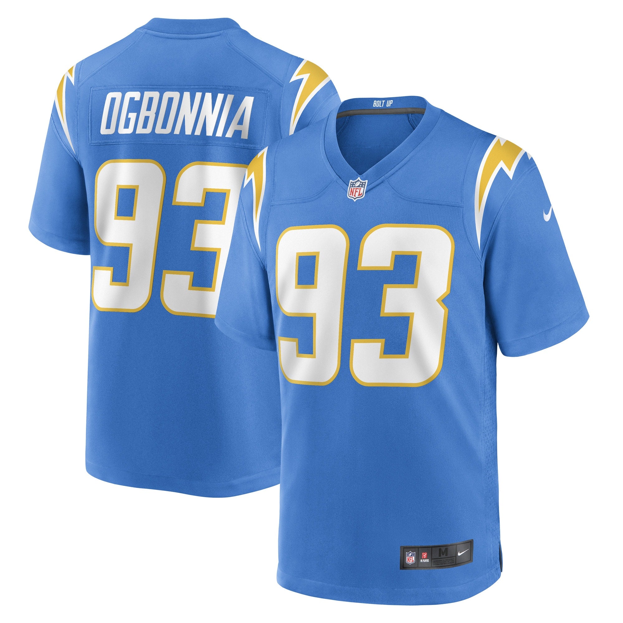 Otito Ogbonnia Los Angeles Chargers Nike Game Player Jersey   Powder Blue