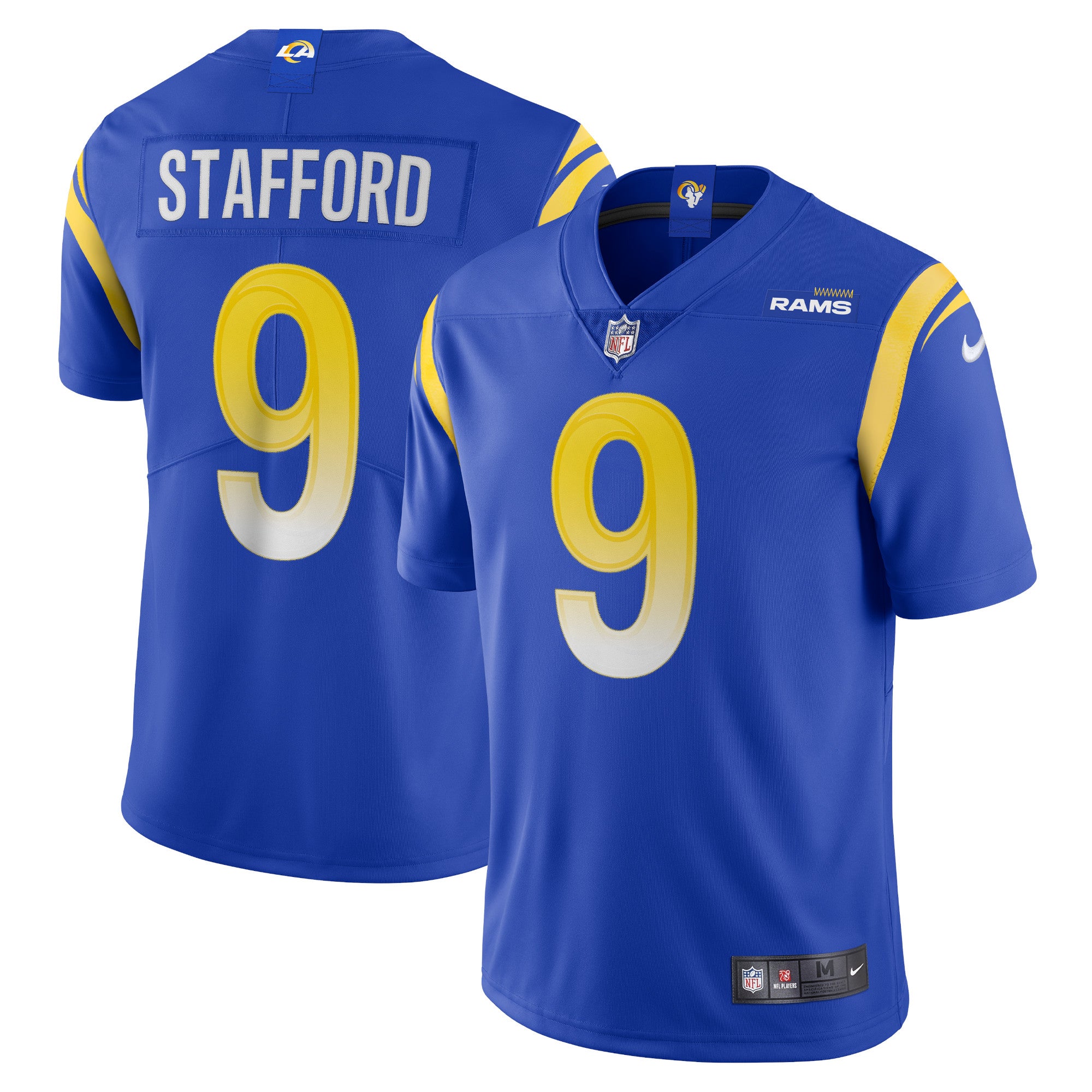 Matthew Stafford Los Angeles Rams Nike Vapor Limited Jersey   Royal