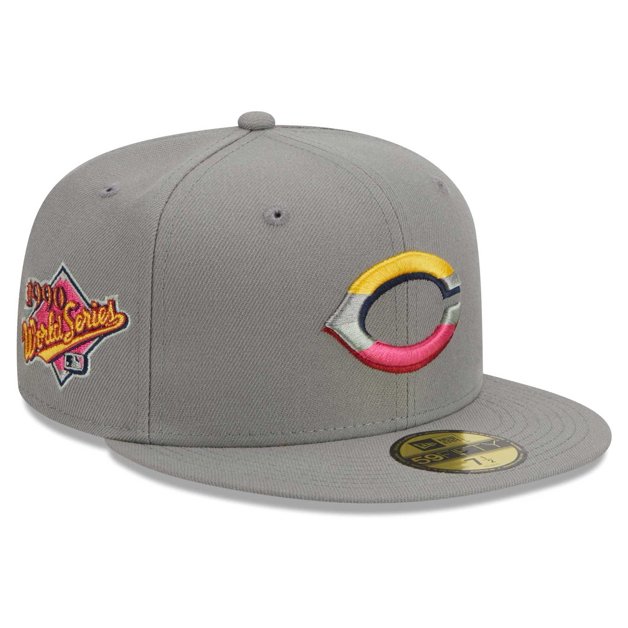 Cincinnati Reds New Era Color Pack 59FIFTY Fitted Hat - Gray