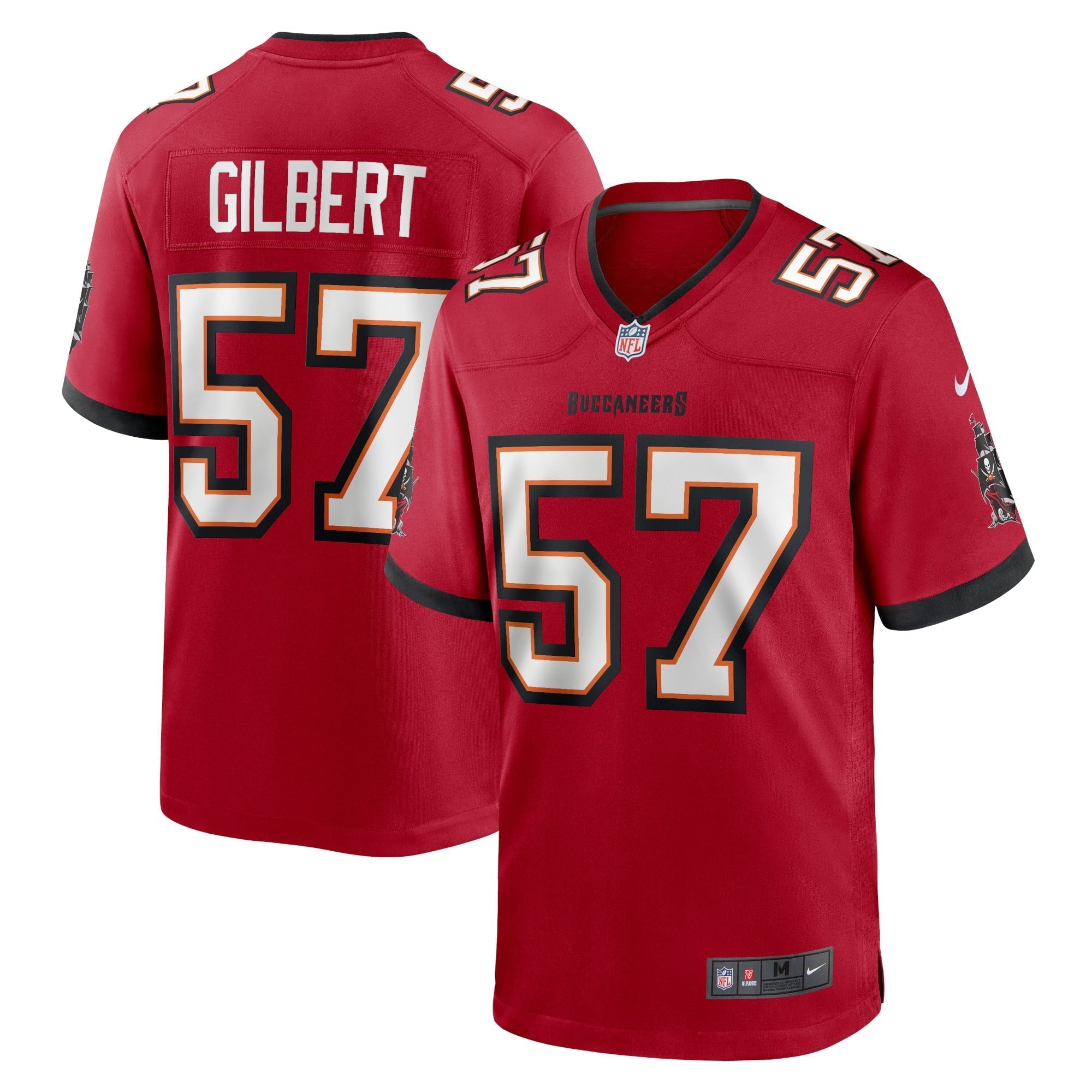 Men s Nike Ulysees Gilbert III Red Tampa Bay Buccaneers Home Game Player Jersey