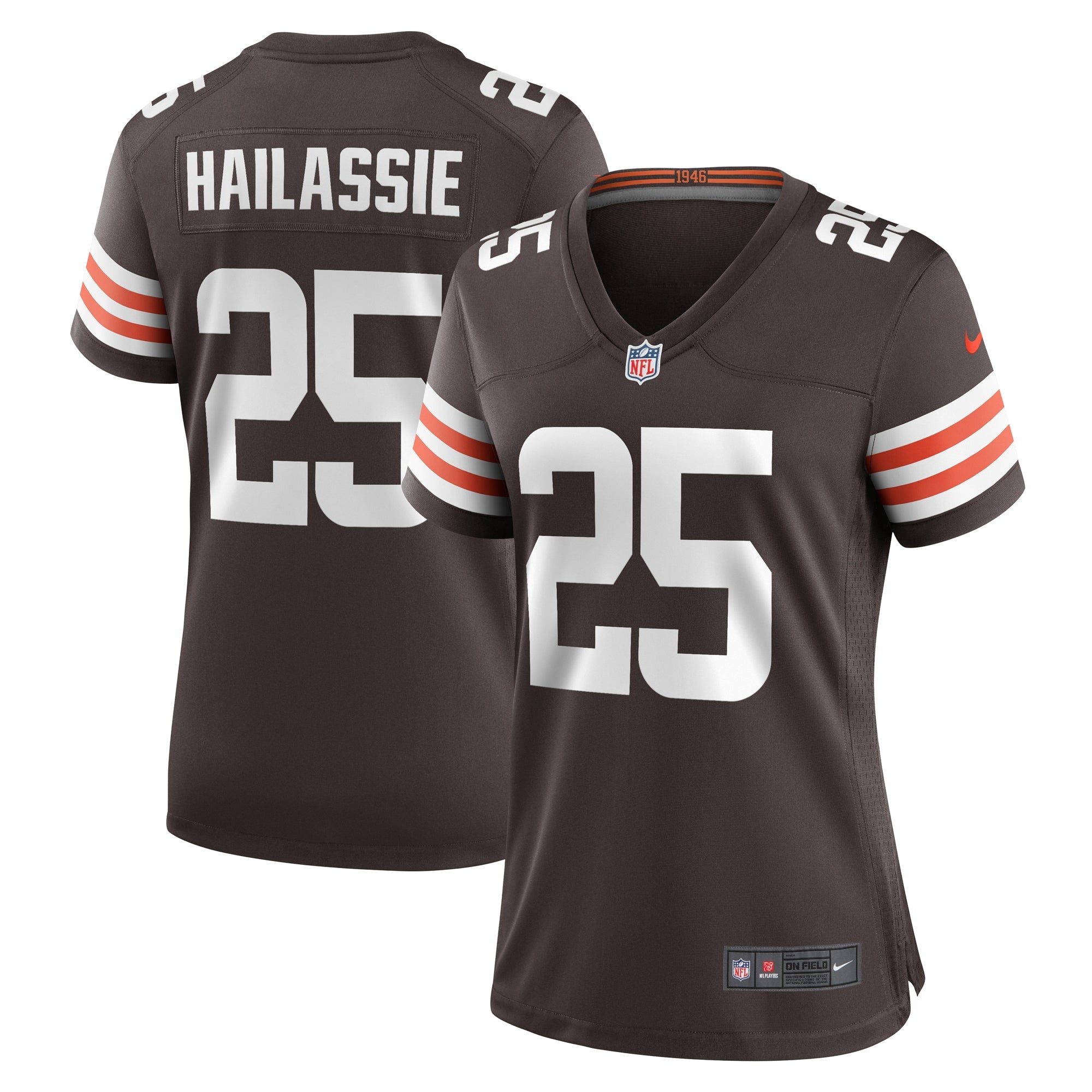 Kahlef Hailassie Cleveland Browns Nike Women s Team Game Jersey    Brown
