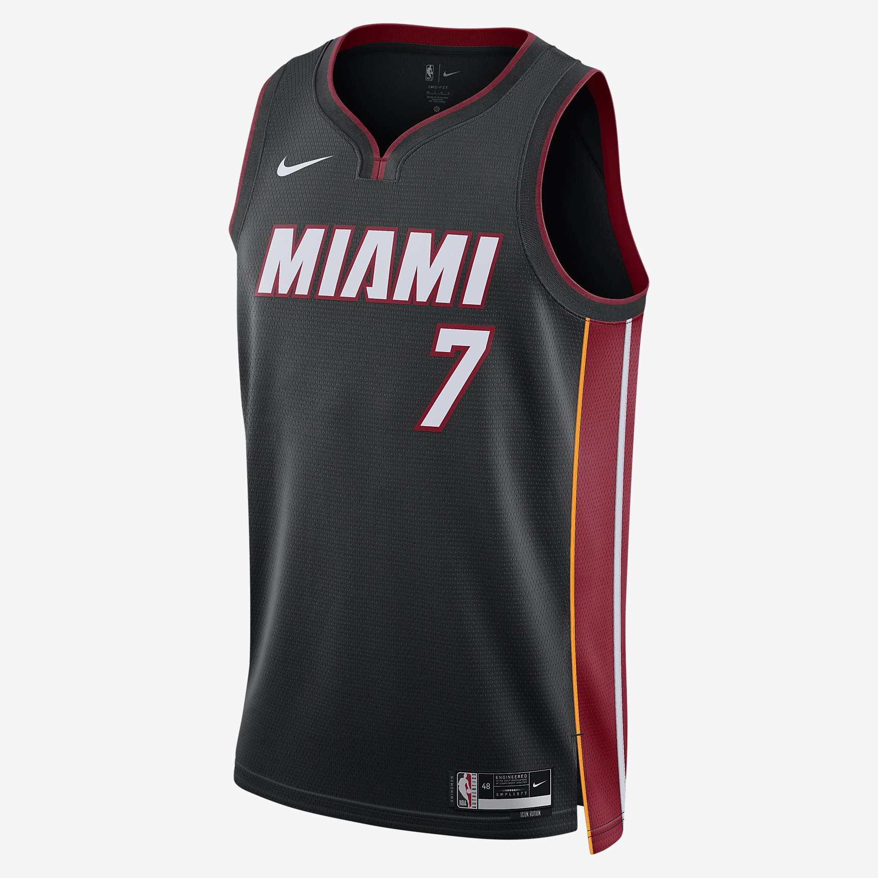 Miami Heat Icon Edition 2022/23 Nike Dri-FIT NBA Swingman Jersey - Black