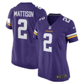Women s Nike Alexander Mattison Purple Minnesota Vikings Game Player Jersey