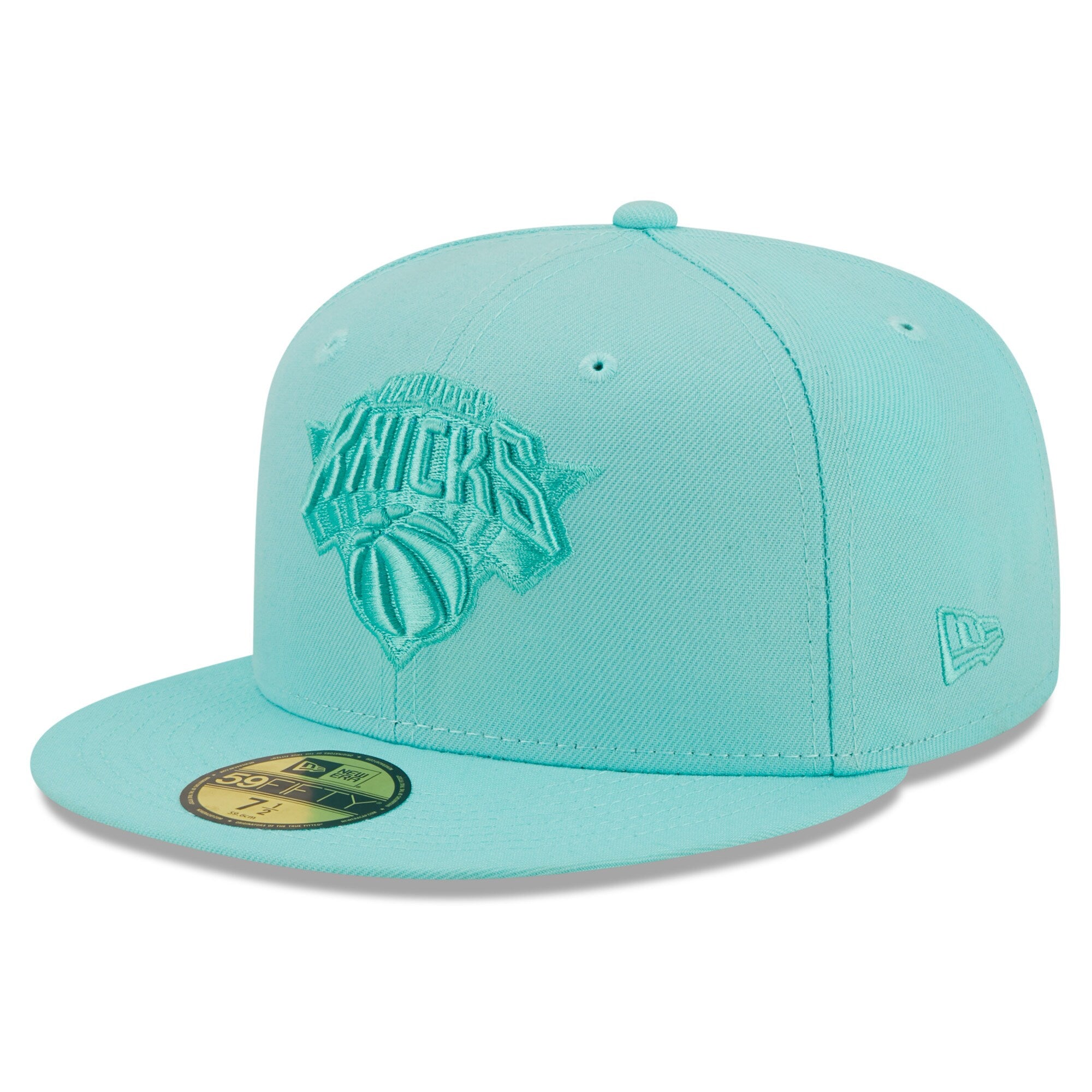 New York Knicks New Era Color Pack 59FIFTY Fitted Hat - Turquoise