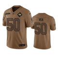 Men s Tampa Bay Buccaneers  Vita Vea 2023 Brown Salute To Service Limited Stitched Jerseys
