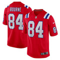 Men s Nike Kendrick Bourne Red New England Patriots Game Jersey
