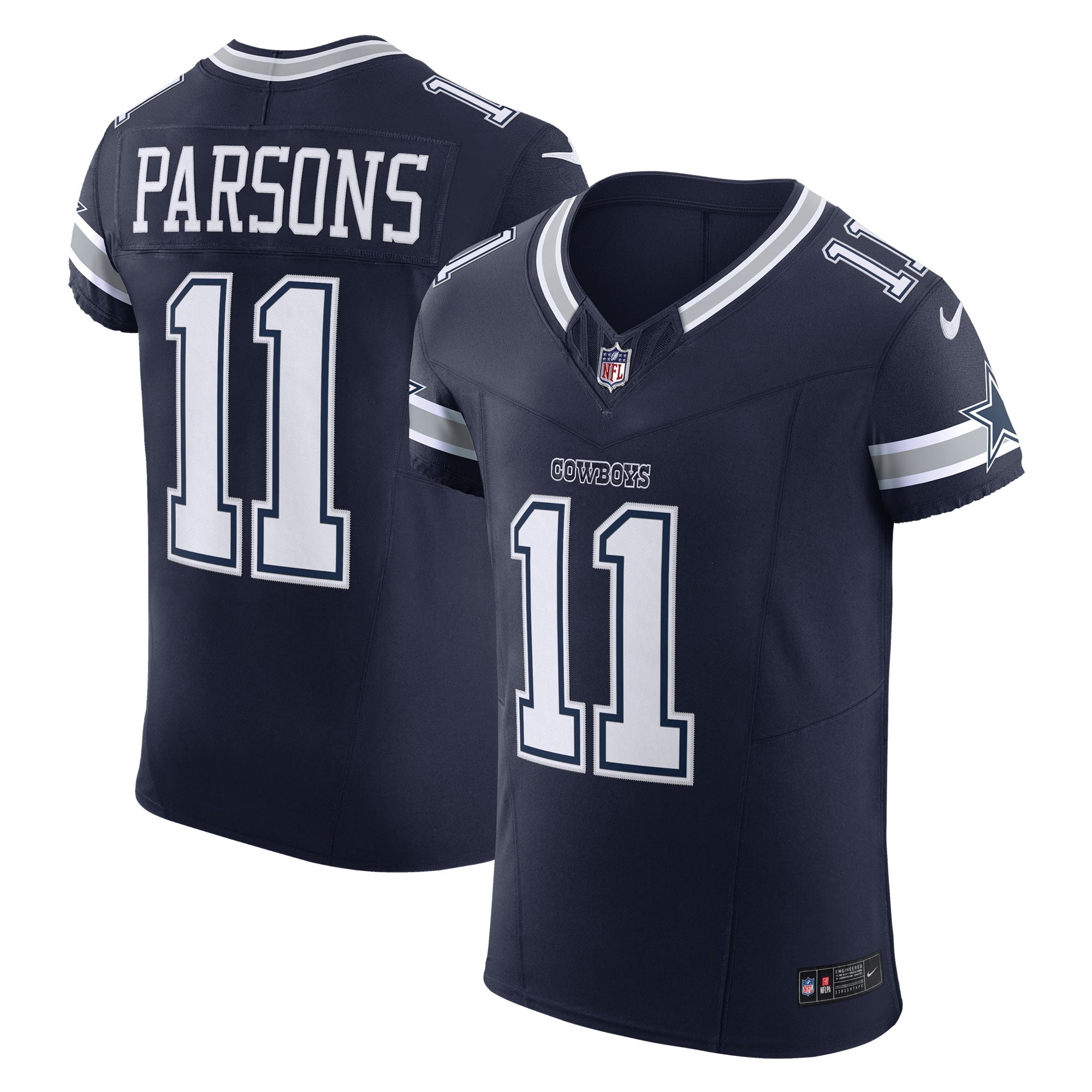 Micah Parsons Dallas Cowboys Nike Vapor F.U.S.E. Elite Jersey   Navy