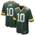 Jordans Love Green Bay Packers Nike Player Game Jersey   Green