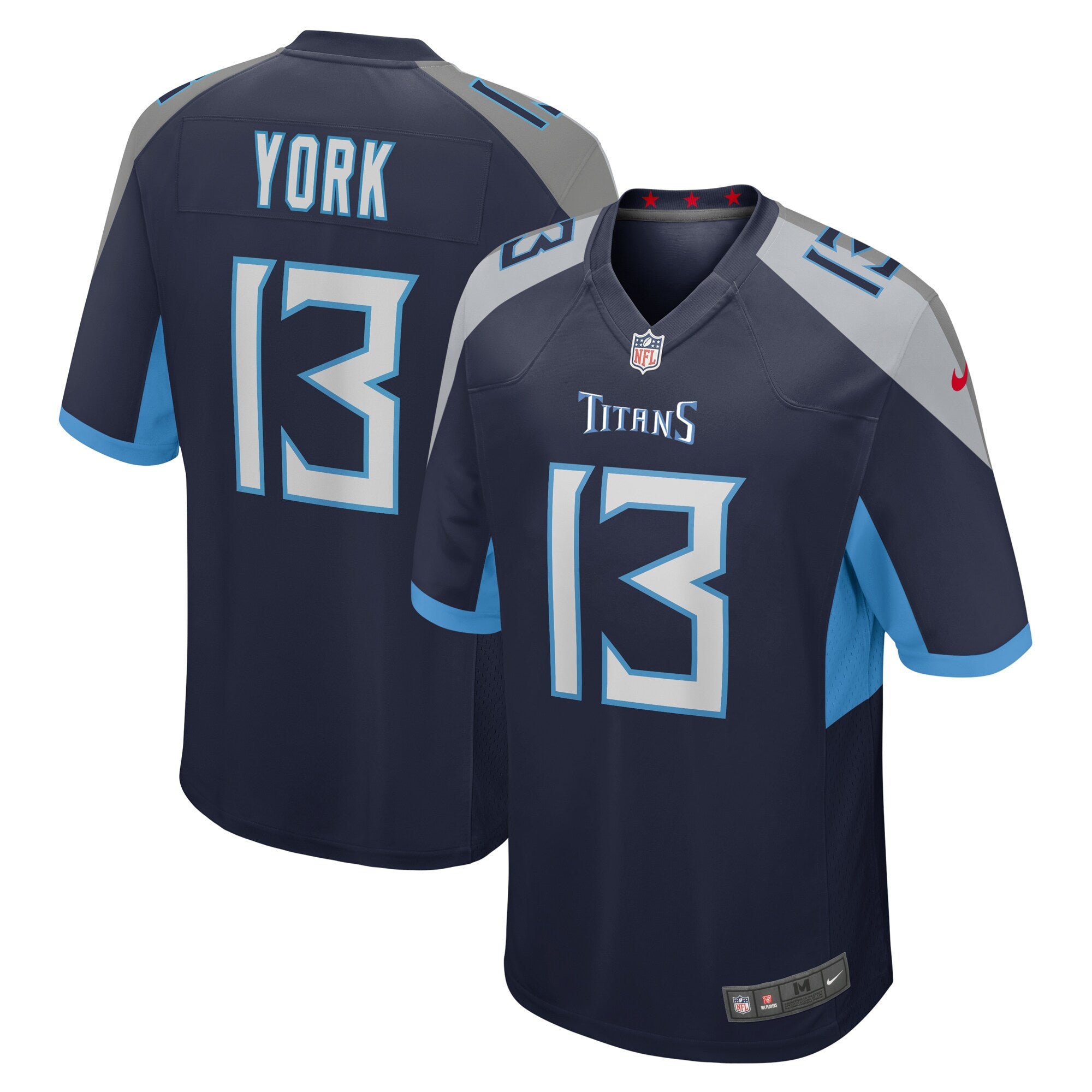 Cade York Tennessee Titans Nike Team Game Jersey    Navy