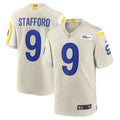 Men s Nike Matthew Stafford Bone Los Angeles Rams Game Jersey